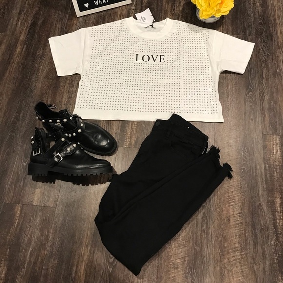 🌸Zara Rhinestone Top🌸 - Picture 5 of 8